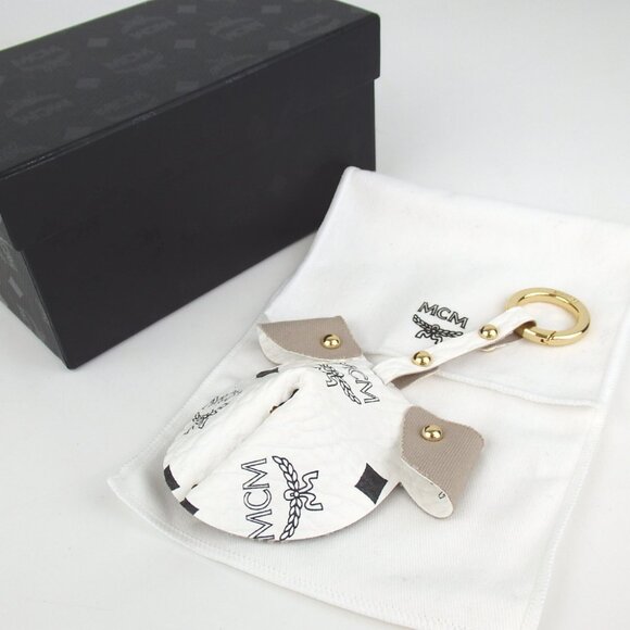 Authentic MCM Animal motif key ring leather [Used] - Picture 1 of 11